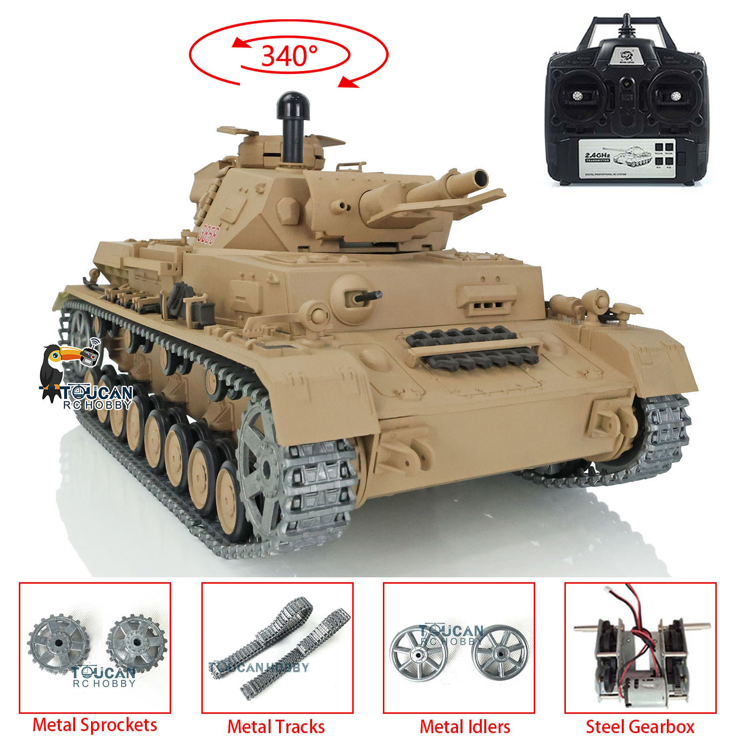 Rc Hobby Track - Heng Long 1/16 7.0 Panzer IV