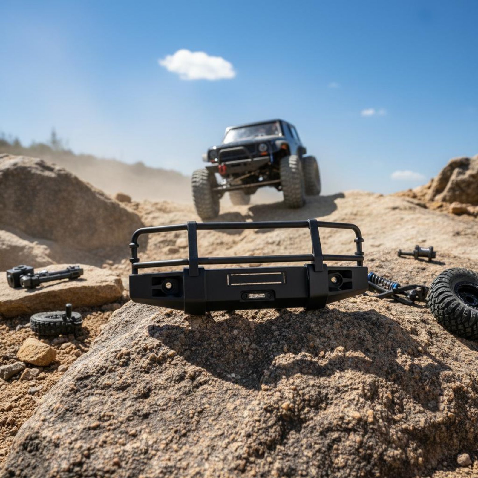 Rc Hobby & Maskinservice I Eskilstuna - Pare-chocs avant pour RC Crawler, pièce