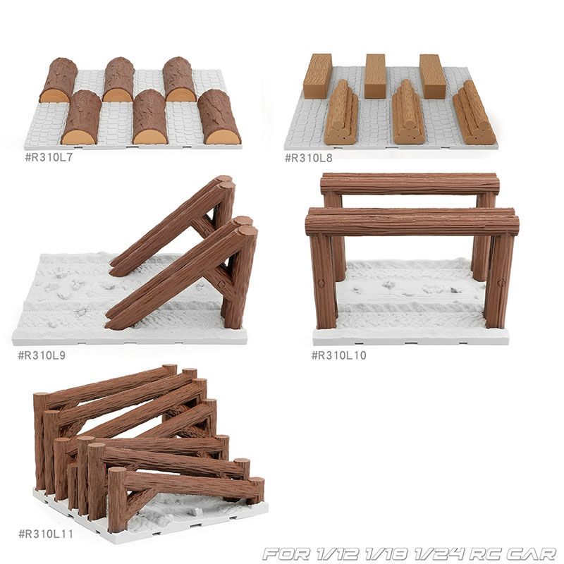 Obstacles de piste en bois sim - Rc Hobby Track avis et prix