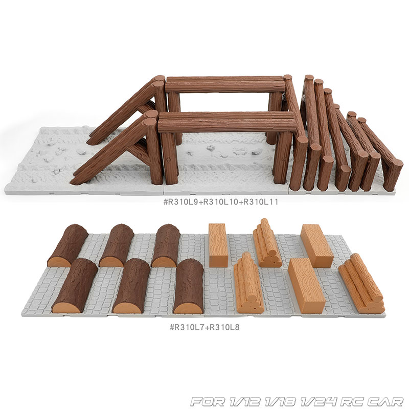 Obstacles de piste en bois sim - Rc Hobby Track avis et prix