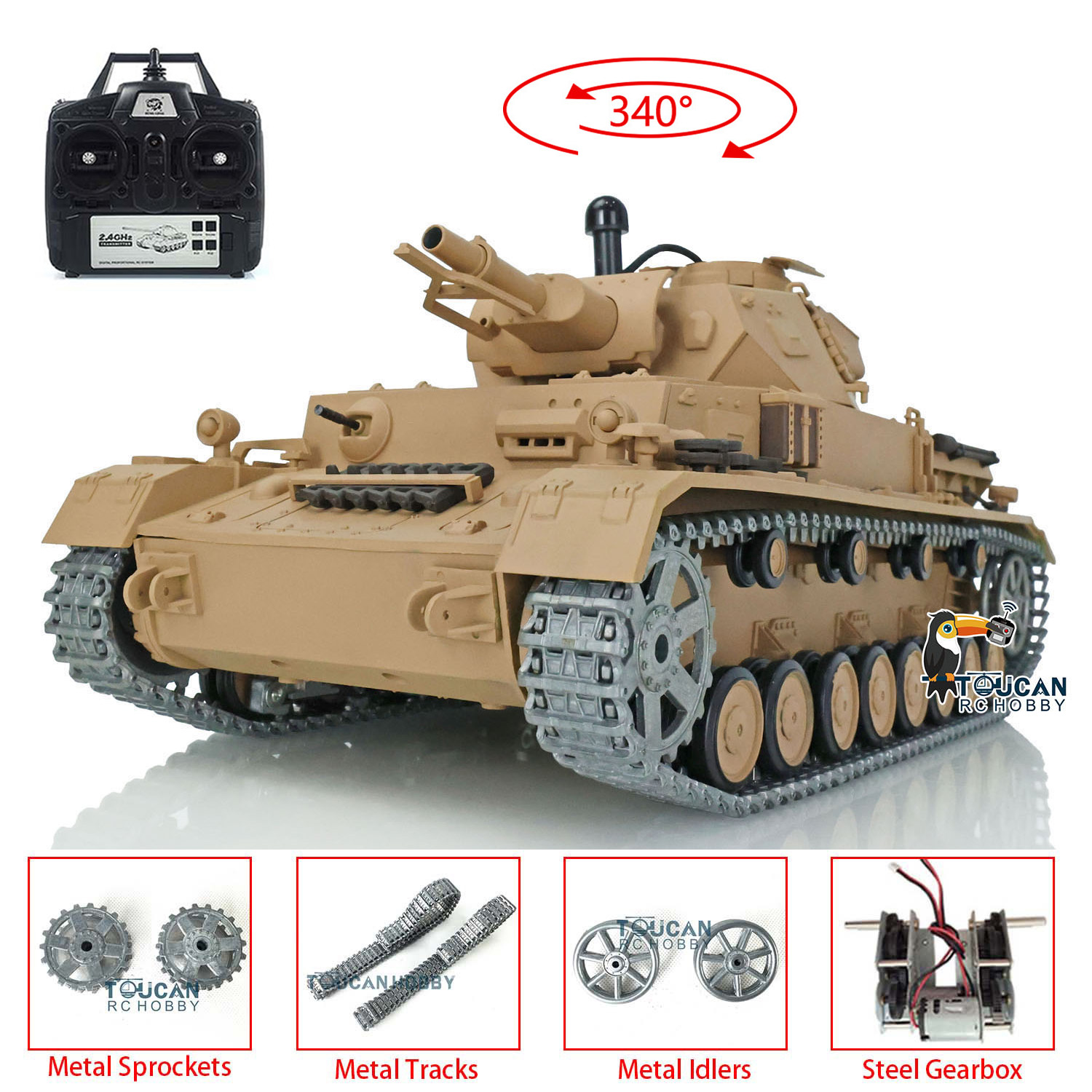 Heng Long 1/16 7.0 Panzer IV F - Rc Hobby Track avis et prix