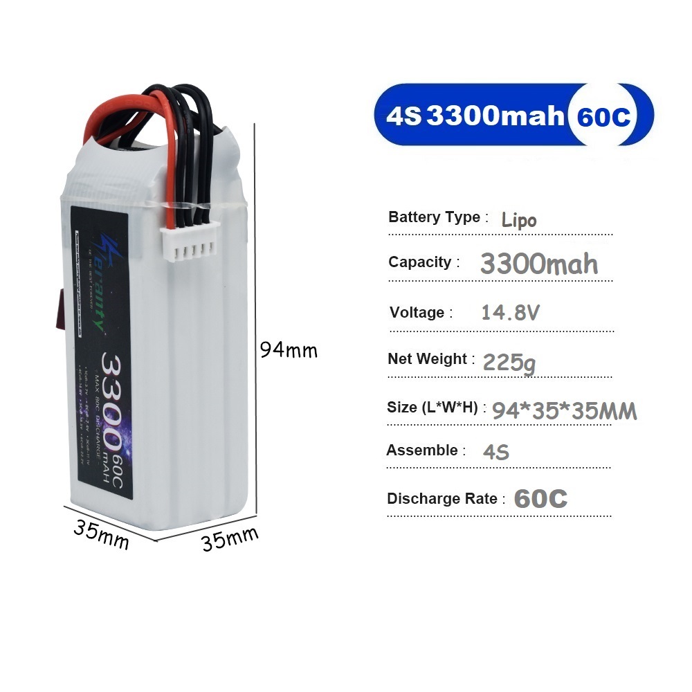 Batterie Rechargeable LiPo 4s  - Lipo Battery 4S avis et prix