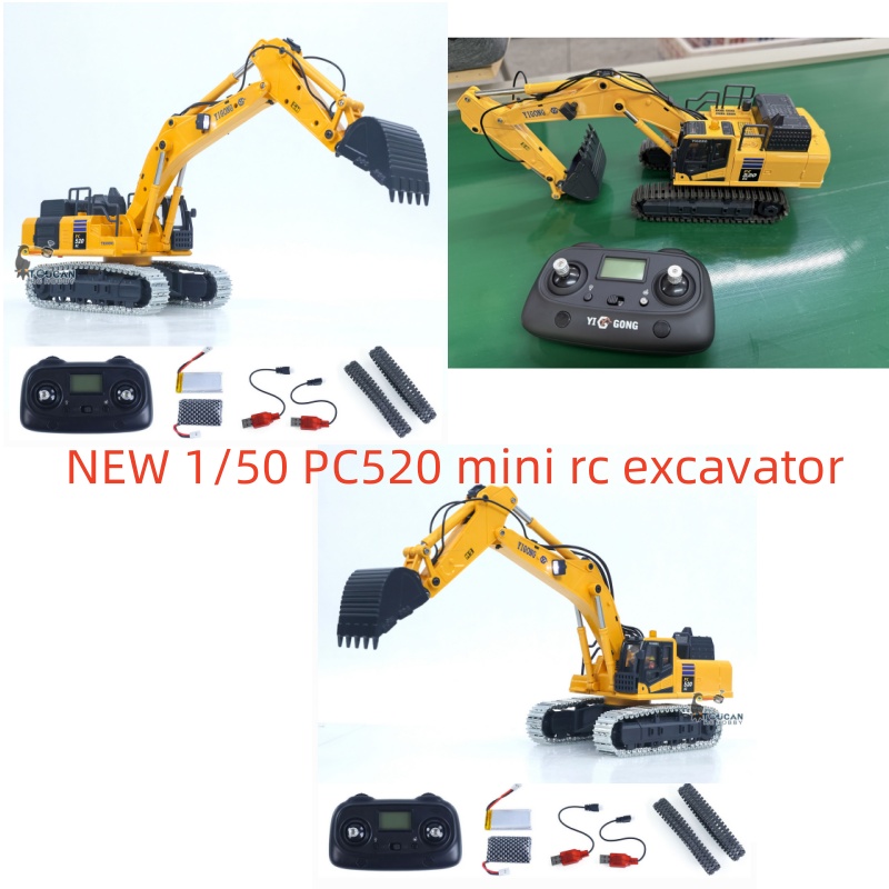 Mini pelle RC 1/50 PC520, exca - Rc Hobby Track avis et prix