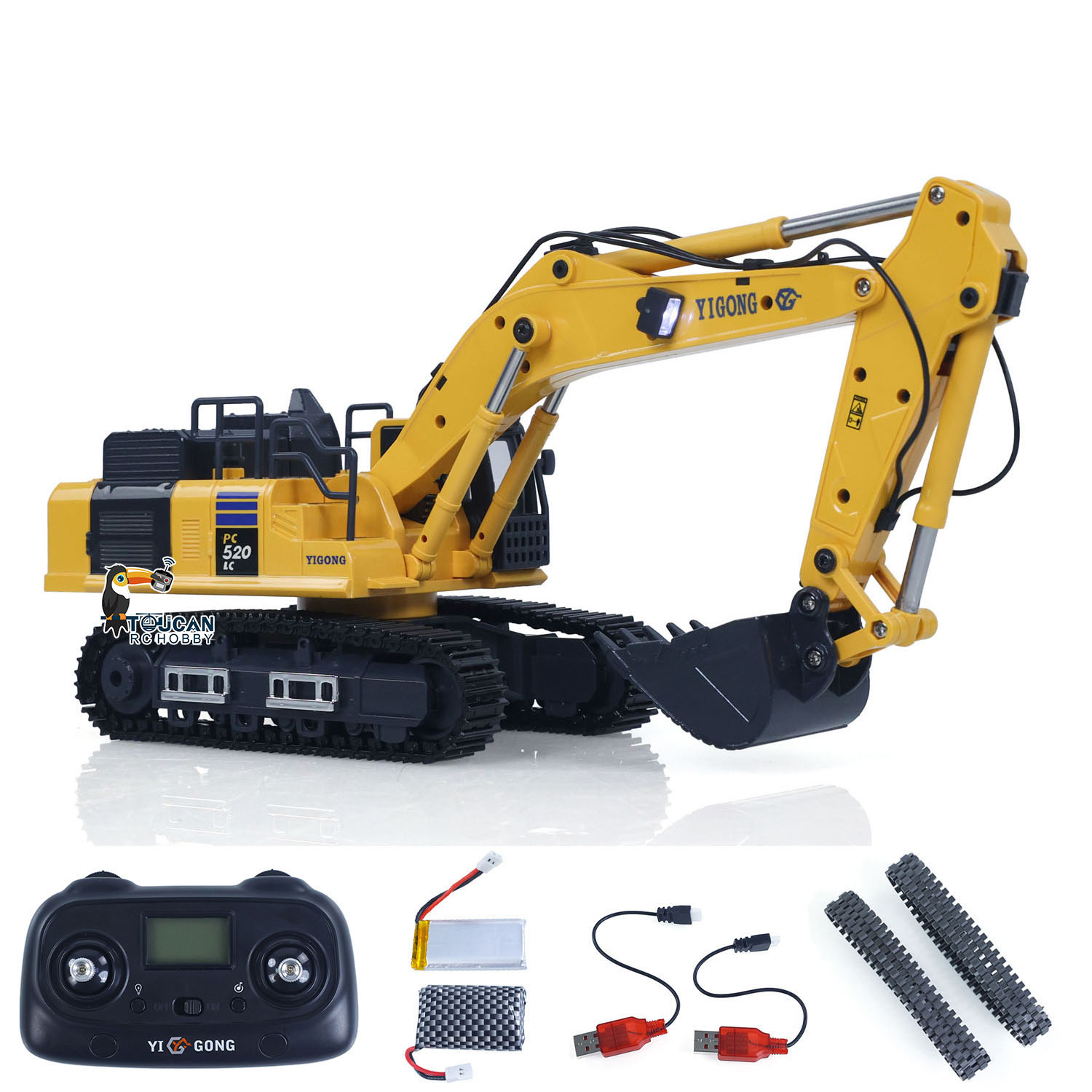 Mini pelle RC 1/50 PC520, exca - Rc Hobby Track avis et prix
