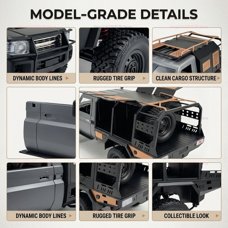 1:12 MN82S, pick-up tout-terra - Rc Hobby Land avis et prix