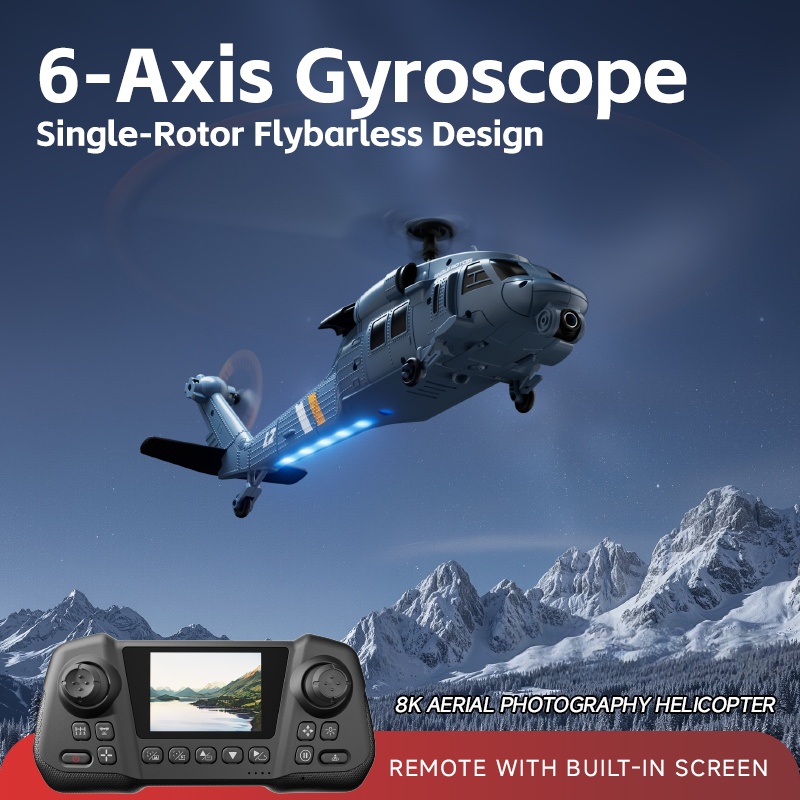 Hélicoptère RC 8K Flybarless à - Gyroscope Rc Module avis et prix