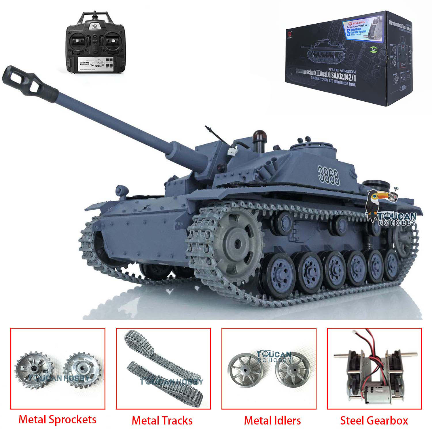 Tank télécommandé Heng Long 1/ - Rc Hobby Track avis et prix