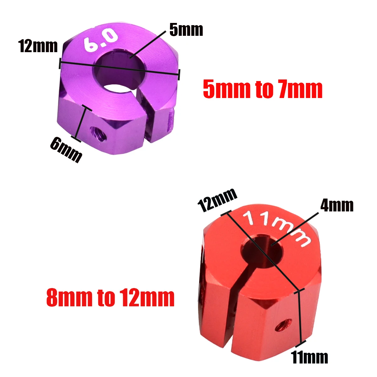 Adaptateur hexagonal en alumin - Rc Hobby Track avis et prix