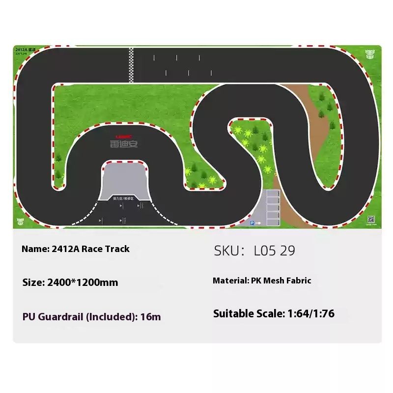 Ldarc Rc V64 1:76 240*120cm té - Rc Hobby Track avis et prix