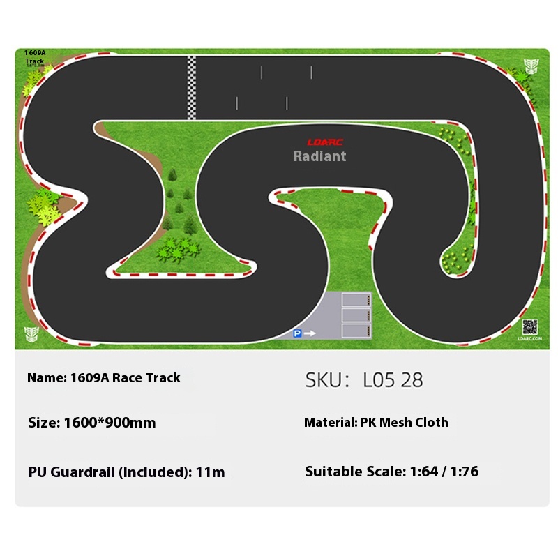Ldarc Rc V64 1:76 240*120cm té - Rc Hobby Track avis et prix
