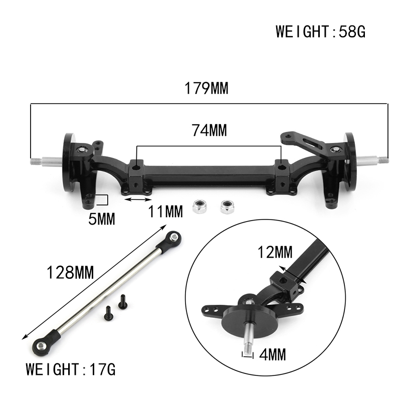 Essieu avant de direction en m - Rc Hobby Store avis et prix