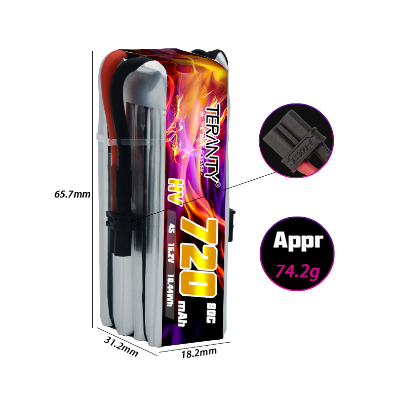 Batterie Lipo HV TERANTY 720mA - Lipo Battery 4S avis et prix