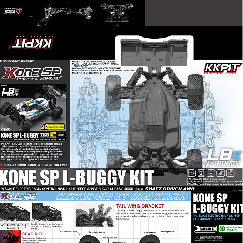 KKPIT 1/8 Buggy RC électrique  - Rc Hobby Land avis et prix